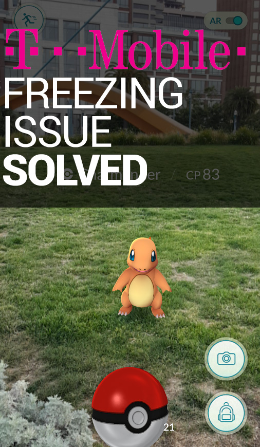 Pokemon GO Freezes T-Mobile